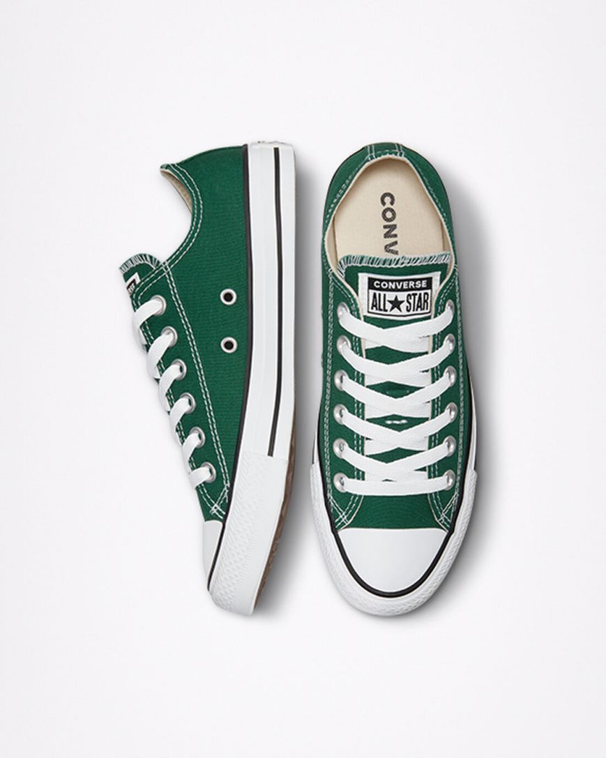 Women's Converse Chuck Taylor All Star Seasonal Color Low Top Shoes Green / White / Black | AU 486CER